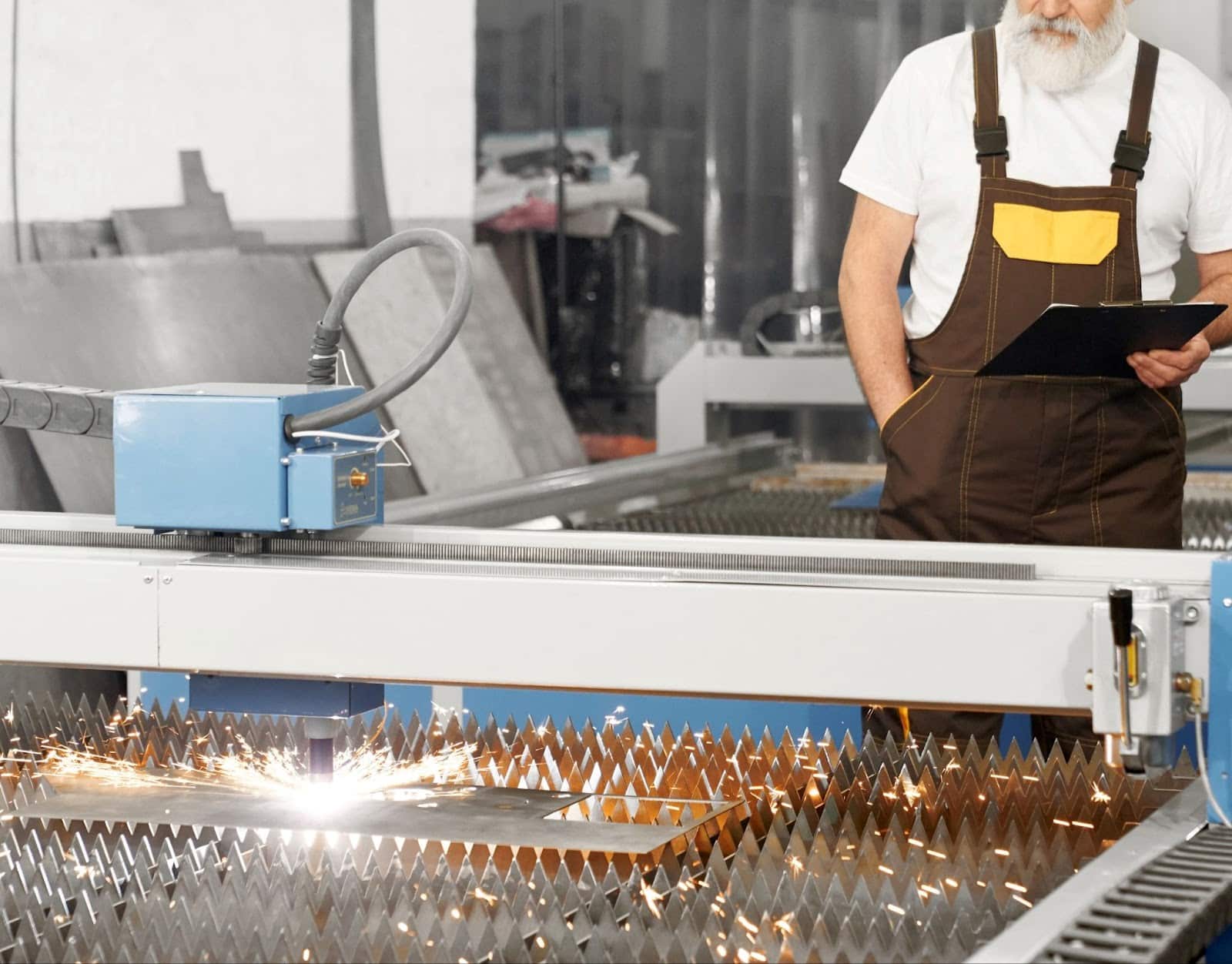 What industries use laser cutting